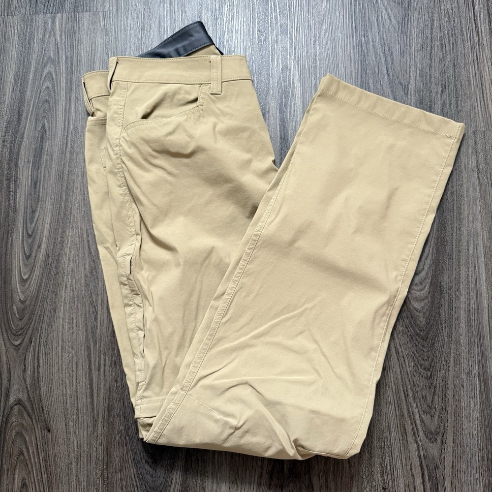 Eddie Bauer Cargo Pants Mens 34x32 Brown Convertible Hiking Travel Outdoor